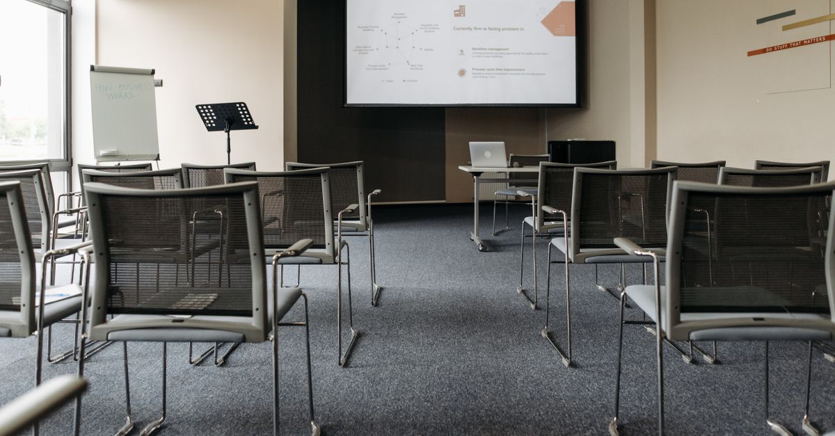 training workplace or cleaning staff
